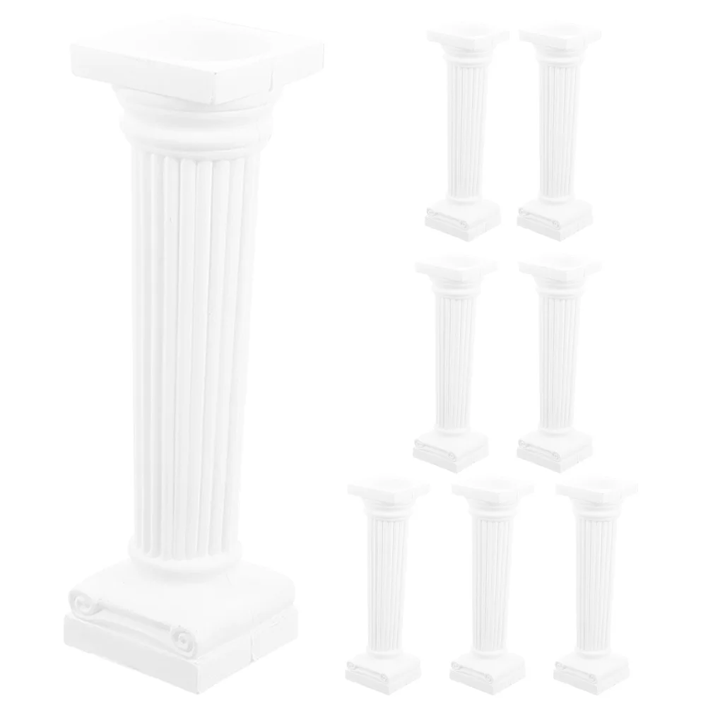 8pcs Small Roman Column Pillar Decor Mini Cake Stand Set Table Centerpiece Wedding Display Craft Home Office Decoration
8pcs Small Roman Column Pillar Decor Mini Cake Stand Set Table Centerpiece Wedding Display Craft Home Office Decoration