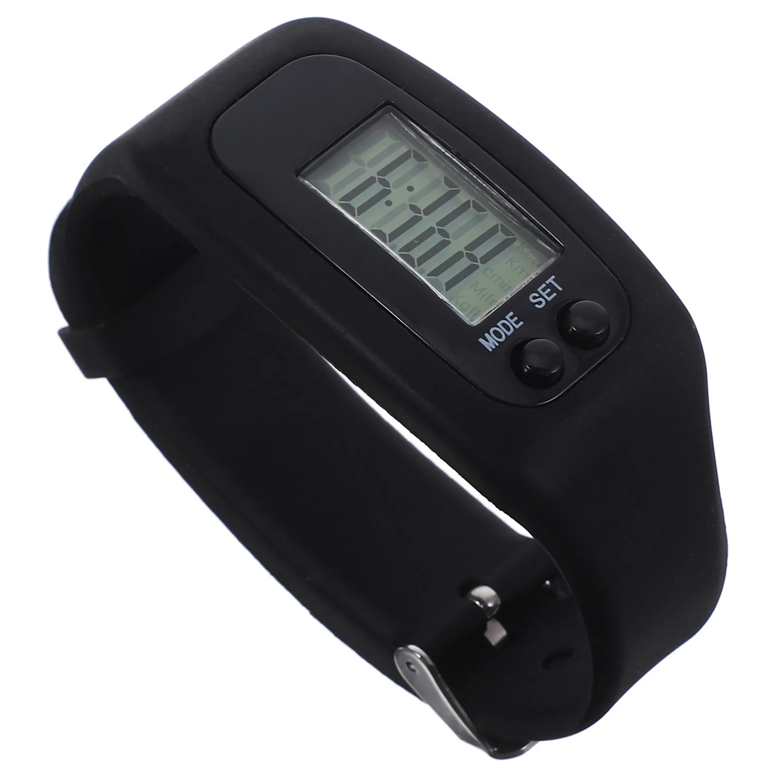 Pedometer Watch Sports Bracelet Digital Stainless Steel Calorie Tracker Black Wrist Step Counter for Fitness Outdoor Activity
Pedometer Watch Sports Bracelet Digital Stainless Steel Calorie Tracker Black Wrist Step Counter for Fitness Outdoor Activity