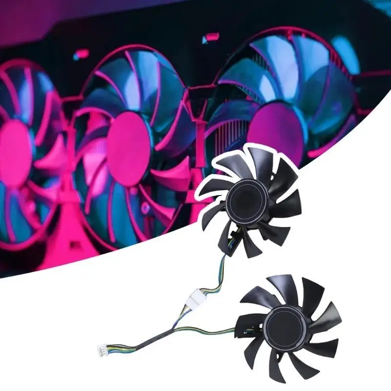 R53C 75mm 4Pin FD8015U12D DC12V 0.5A GPU Fan for GTX1660Ti RTX2060 GAMING OC Graphics Card Cooling Fan
R53C 75mm 4Pin FD8015U12D DC12V 0.5A GPU Fan for GTX1660Ti RTX2060 GAMING OC Graphics Card Cooling Fan