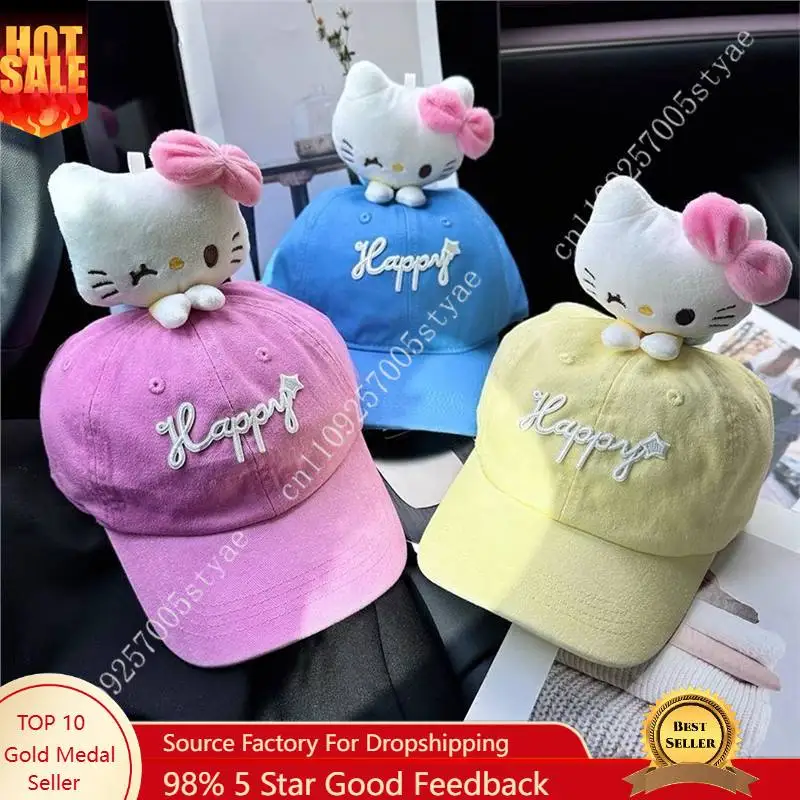 Sanrio Kitty Cat Baseball Cap Women Cute Style Breathable Outdoor Adjustable Sun Hat Cosplay Accessories
Sanrio Kitty Cat Baseball Cap Women Cute Style Breathable Outdoor Adjustable Sun Hat Cosplay Accessories