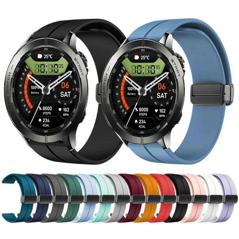 Magnetic Folding Buckle Band for Zeblaze Stratos 3 Pro Silicone Strap for Zeblaze Stratos 3 Pro Watchband Bracelet
Magnetic Folding Buckle Band for Zeblaze Stratos 3 Pro Silicone Strap for Zeblaze Stratos 3 Pro Watchband Bracelet