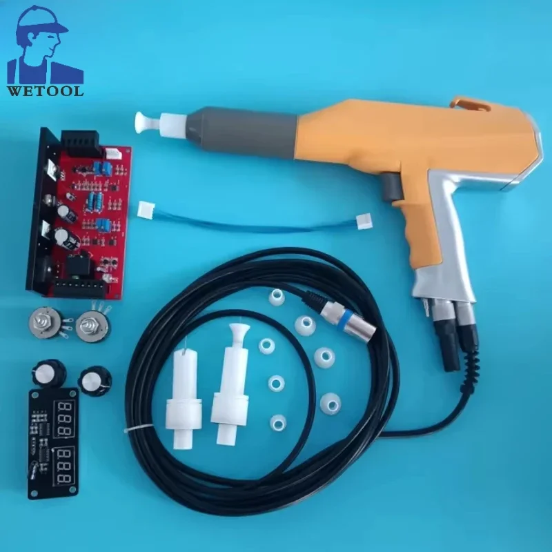 Whole Powder Spray Gun Set Including GM03 Electrostatic Powder Coating Gun Kit And 658 Double Digital Display PCB Circuit Board
Whole Powder Spray Gun Set Including GM03 Electrostatic Powder Coating Gun Kit And 658 Double Digital Display PCB Circuit Board