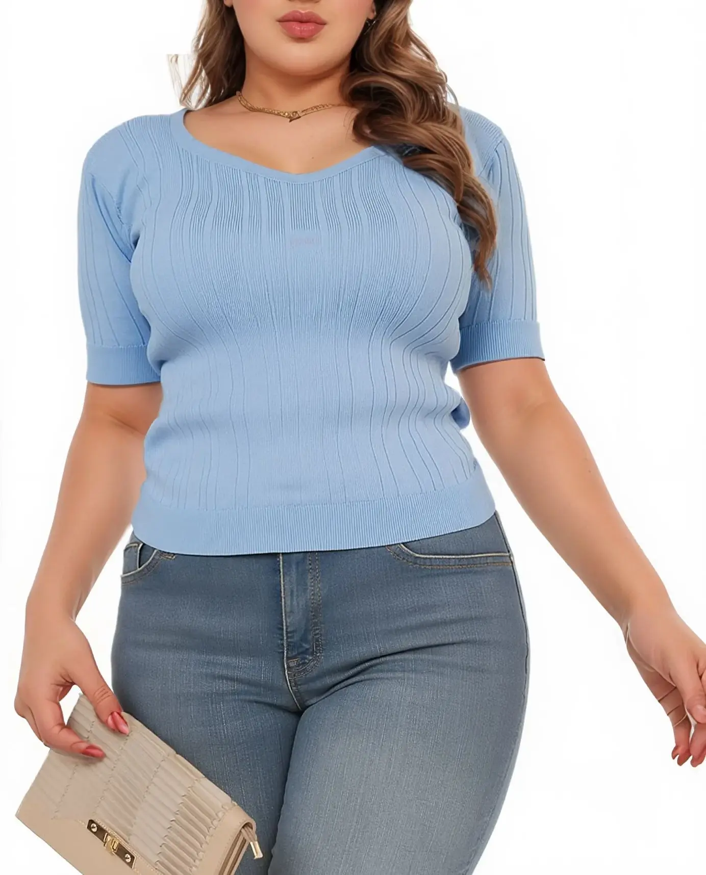 2025 Summer T-shirt for Women Casual Female Korean Fashion Knit Streetwear Tee Basic Solid Young Cool Pullover Top Clothing
2025 Summer T-shirt for Women Casual Female Korean Fashion Knit Streetwear Tee Basic Solid Young Cool Pullover Top Clothing