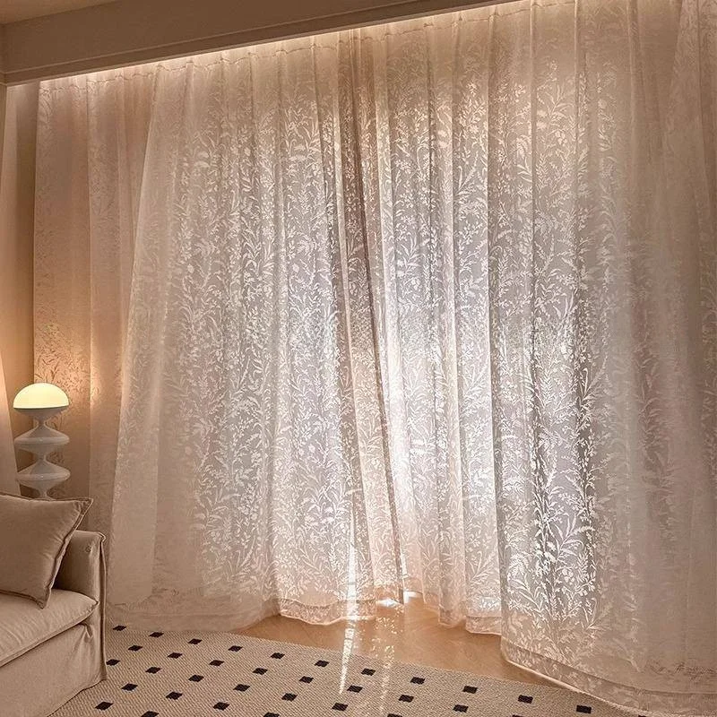 Double Layer Embroidered Lace Curtain Living Room Balcony Bedroom Hollow out Design High Privacy Polyester Fabric Window Curtain
Double Layer Embroidered Lace Curtain Living Room Balcony Bedroom Hollow out Design High Privacy Polyester Fabric Window Curtain