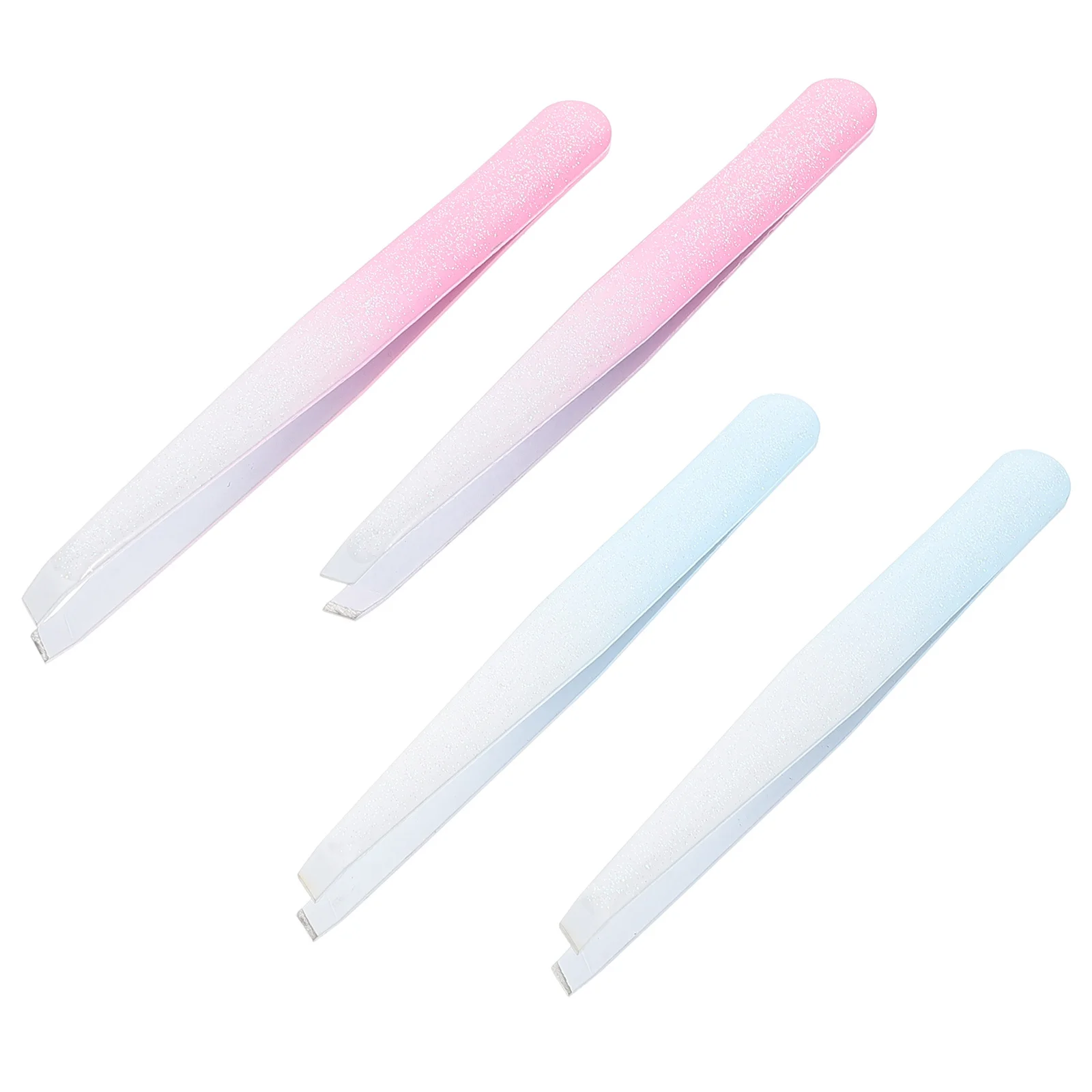 4Pcs Eyebrow Tweezers Stainless Steel Slanted Precision Hair Remover Glitter Epoxy for Facial Eyebrow Shaping Eyelash 
4Pcs Eyebrow Tweezers Stainless Steel Slanted Precision Hair Remover Glitter Epoxy for Facial Eyebrow Shaping Eyelash
