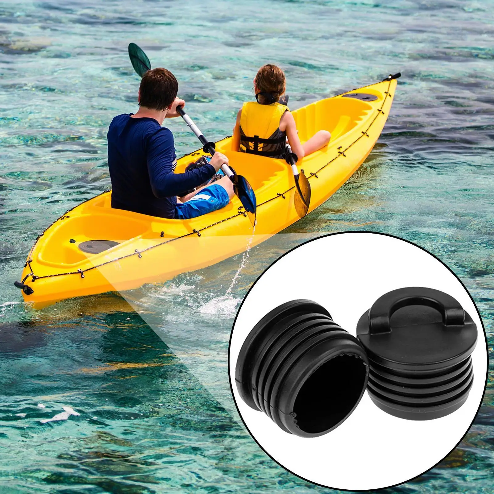 Kayak Drain Plug Leak-Proof Easy Install Waterproof Kayak Scupper Plug Rubber Stopper For Kayak Water Sports Canoe Fishing Boat
Kayak Drain Plug Leak-Proof Easy Install Waterproof Kayak Scupper Plug Rubber Stopper For Kayak Water Sports Canoe Fishing Boat