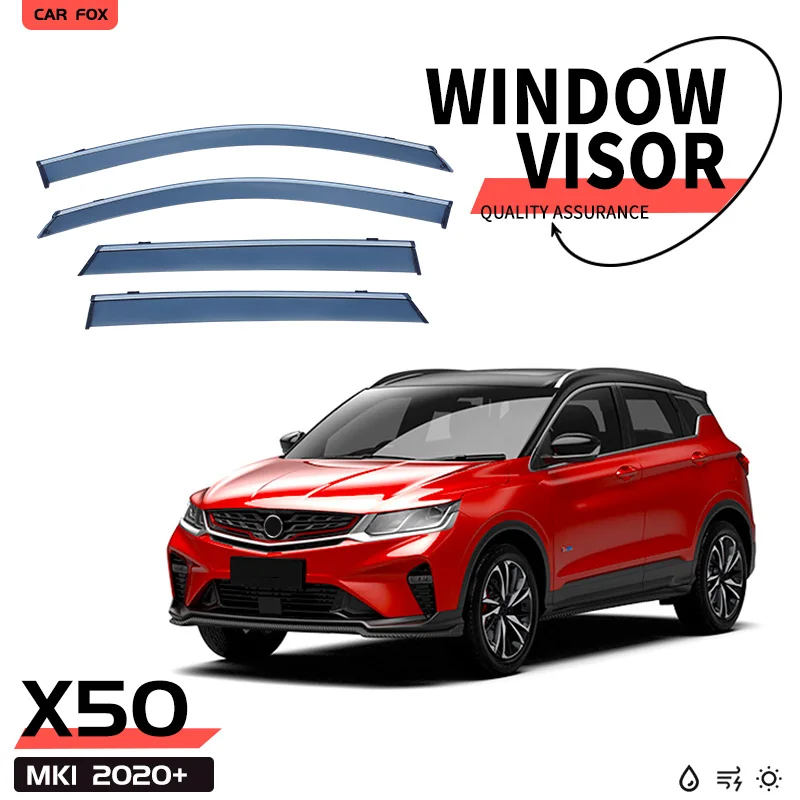 For PROTON X50 MK1 2020+Plastic Window Visor Vent Shades Sun Rain Deflector Guard 4PCS/SE
For PROTON X50 MK1 2020+Plastic Window Visor Vent Shades Sun Rain Deflector Guard 4PCS/SE