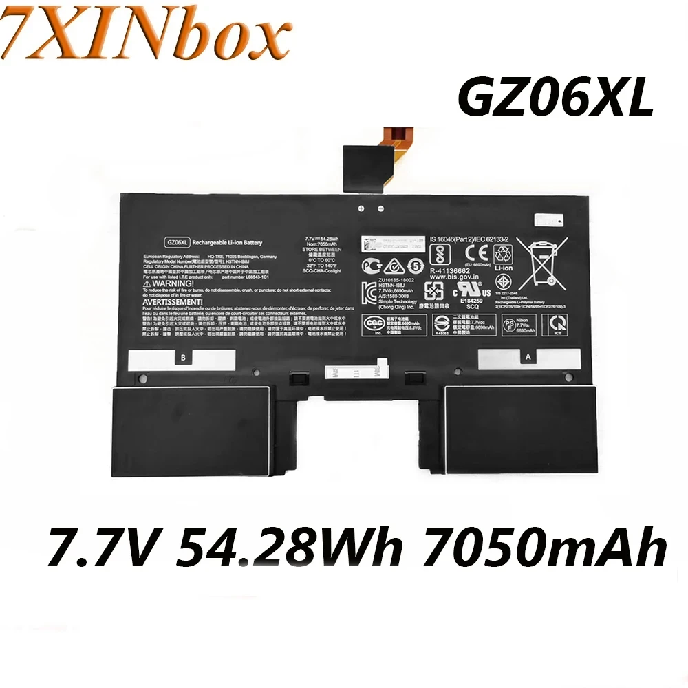 7XINbox GZ06XL 7.7V 7050mAh Laptop Battery For HP Spectre Folio 13-AK0000 13-AK0000SA 13-AK0000TU 13-AK0001TU 13-AK0013DX
7XINbox GZ06XL 7.7V 7050mAh Laptop Battery For HP Spectre Folio 13-AK0000 13-AK0000SA 13-AK0000TU 13-AK0001TU 13-AK0013DX