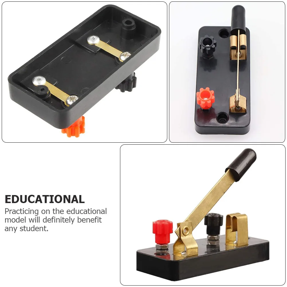 6pcs Single Pole Switch SPST Electrical Shrink Laboratory Plastic Circuit Experiment Low Voltage DC Power Physics Lab Equipment
6pcs Single Pole Switch SPST Electrical Shrink Laboratory Plastic Circuit Experiment Low Voltage DC Power Physics Lab Equipment