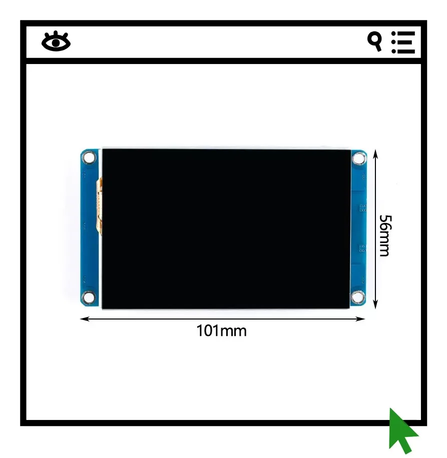 3.5-inch HMI capacitive touch screen with font library configuration screen, serial port screen, UTF-8 LCD screen
3.5-inch HMI capacitive touch screen with font library configuration screen, serial port screen, UTF-8 LCD screen