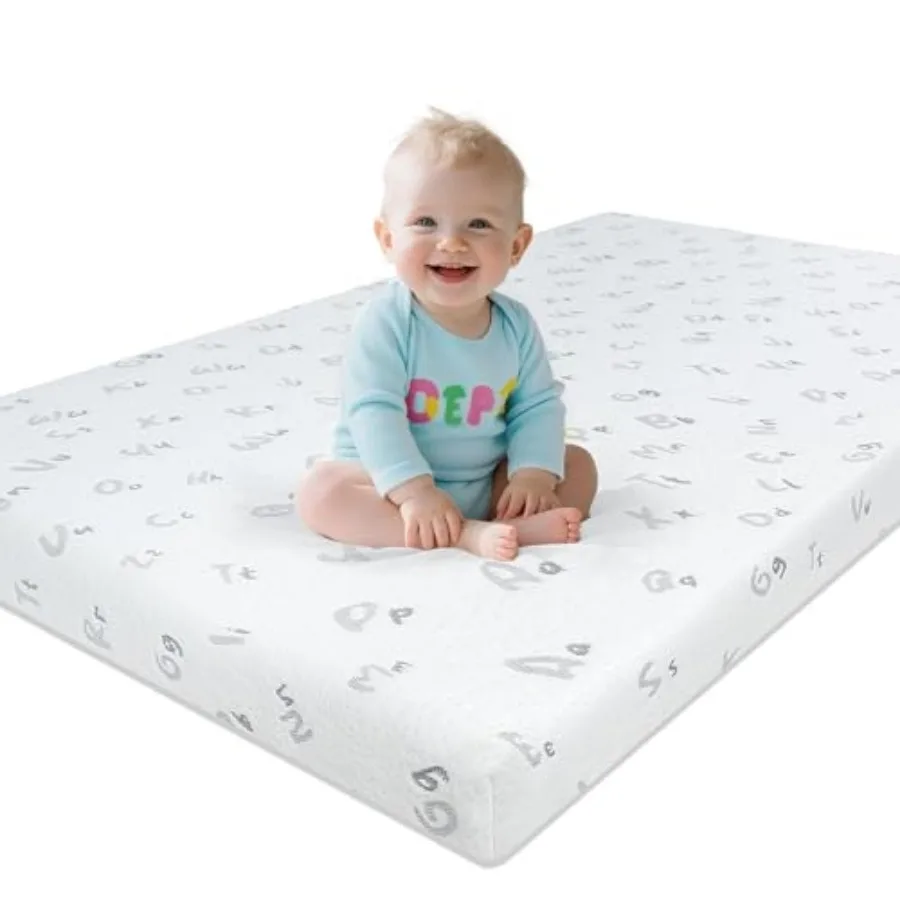 Pack and Play Mattress - 38"x26"x3'' Pack N Play Mattress Pad with Breathable Removable Cover - Dual-Sided Memory Foam Baby Cri
Pack and Play Mattress - 38"x26"x3'' Pack N Play Mattress Pad with Breathable Removable Cover - Dual-Sided Memory Foam Baby Cri