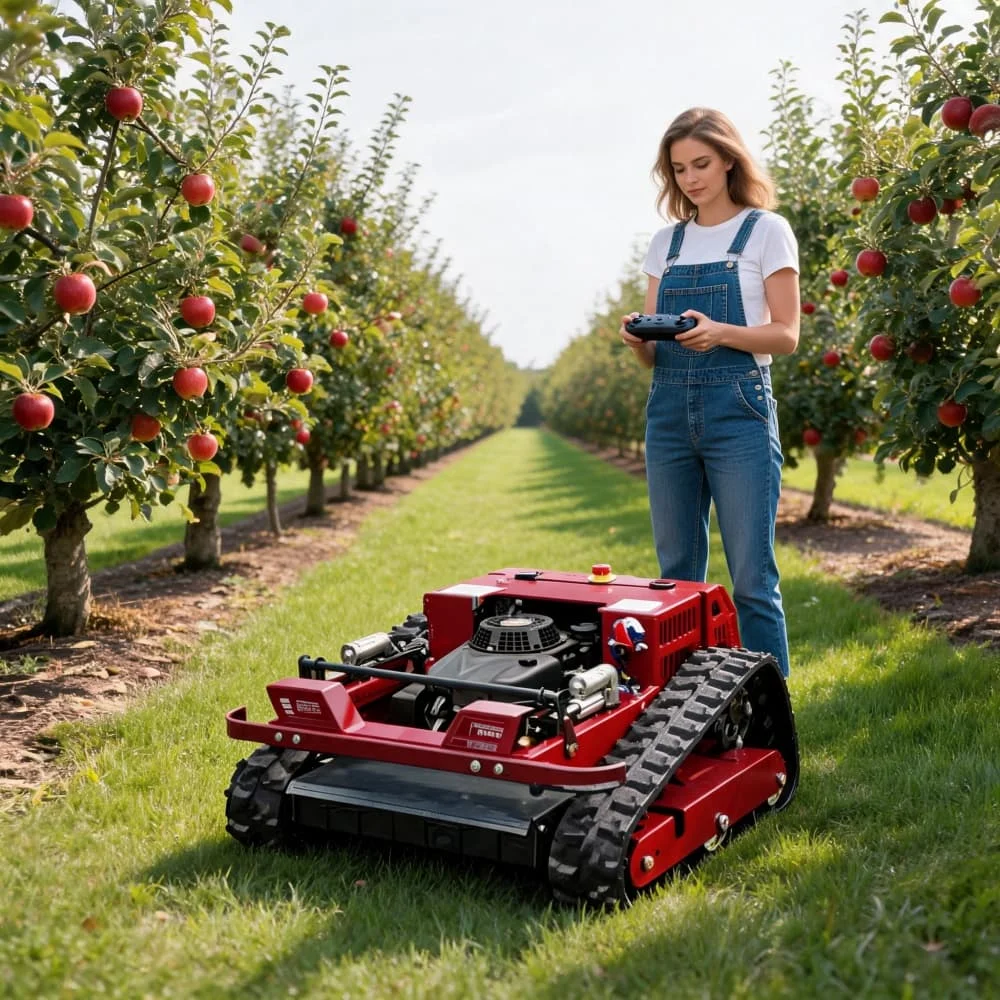 High Efficiency Zero Turn Mower 1000mm Cutting Width Tracked Lawn Mower All-Terrain Remote Control CE Certified Simple Design
High Efficiency Zero Turn Mower 1000mm Cutting Width Tracked Lawn Mower All-Terrain Remote Control CE Certified Simple Design