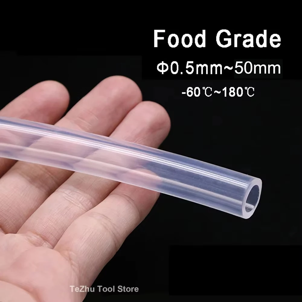 ID 0.5mm~50mm Soft Tube Clear Transparent Food Safe Silicone Tubing Hose Pipe Aquarium Pump Flexible for Beer/Drink/Milk/Water
ID 0.5mm~50mm Soft Tube Clear Transparent Food Safe Silicone Tubing Hose Pipe Aquarium Pump Flexible for Beer/Drink/Milk/Water