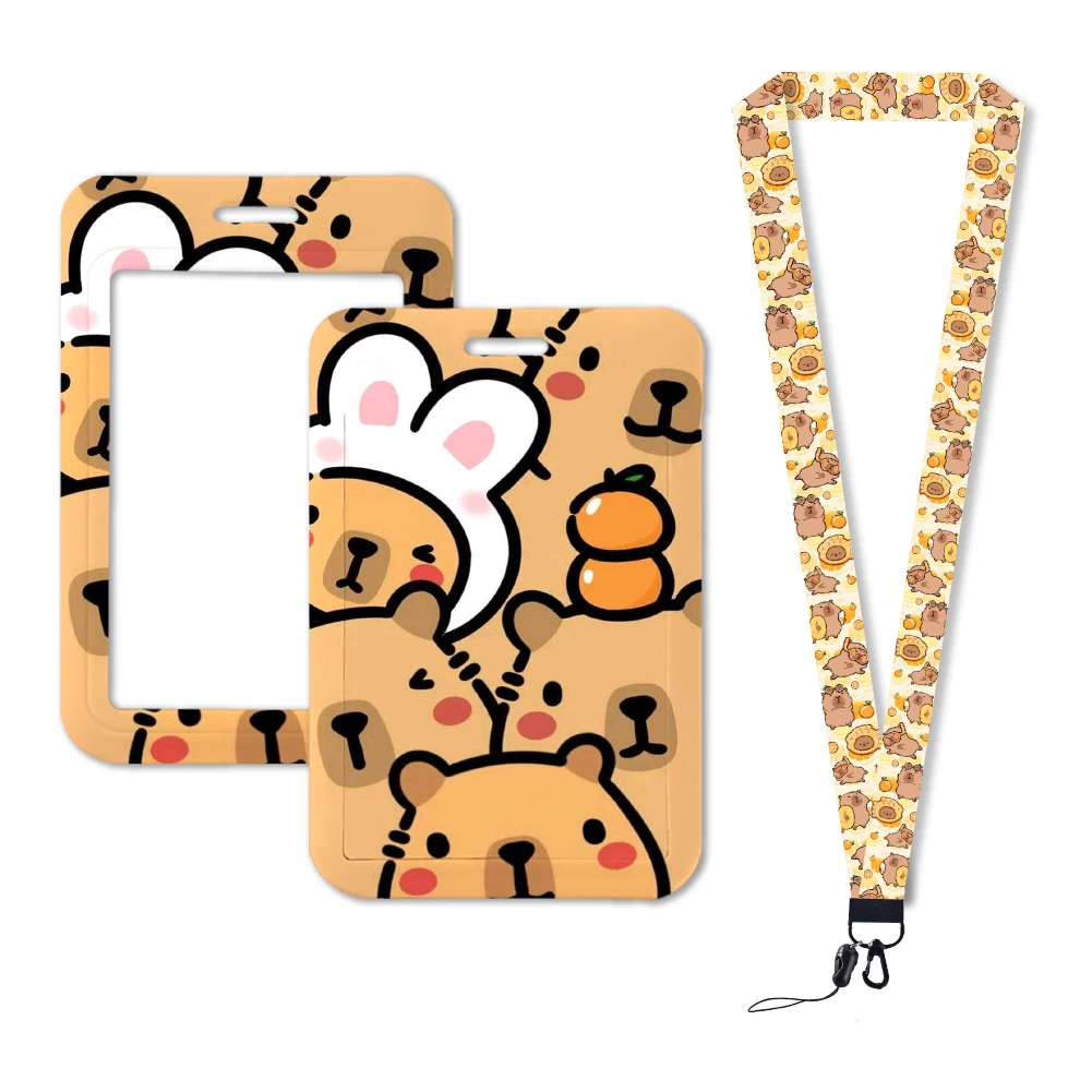 Cartoon Lanyards Capybara Swimming Cute Badge Holder Id Credit Card Pass Hang Rope Lanyard For Keys Accessories Gifts
Cartoon Lanyards Capybara Swimming Cute Badge Holder Id Credit Card Pass Hang Rope Lanyard For Keys Accessories Gifts