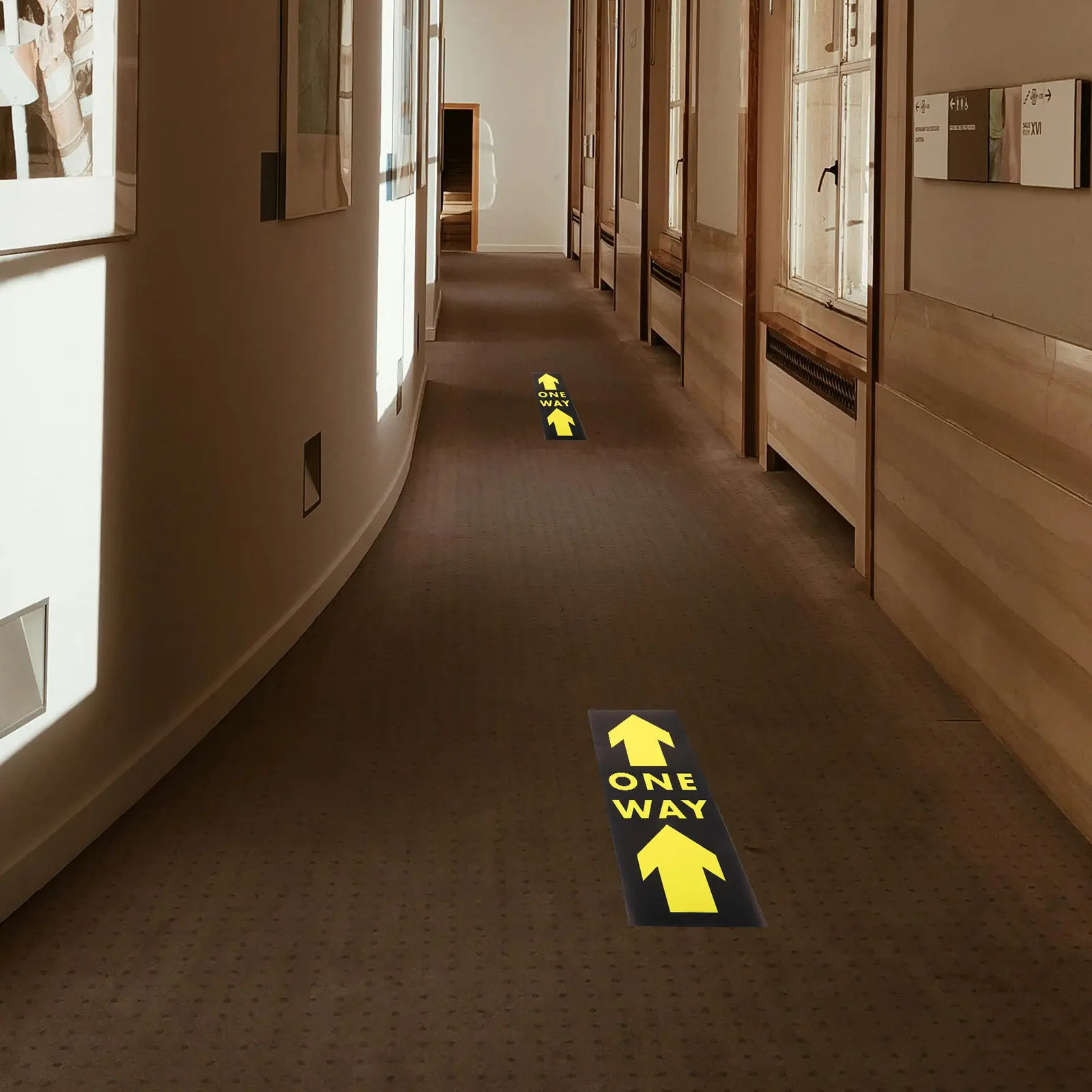 4Pcs PVC One Way Floor Decals Directional Arrow Sticker for Stores Pharmacies Safety Distance Warning Marker
4Pcs PVC One Way Floor Decals Directional Arrow Sticker for Stores Pharmacies Safety Distance Warning Marker