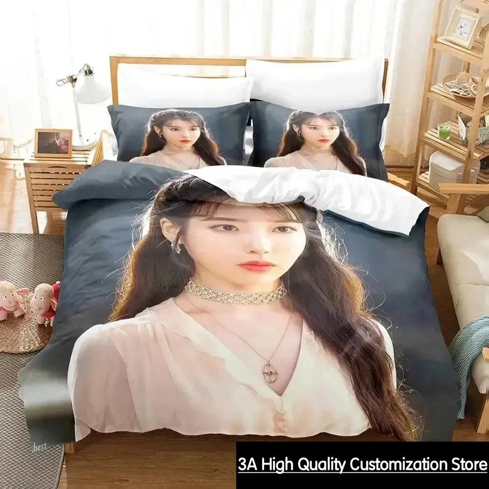 3D Print Singer IU I Ji Eun Bedding Set Duvet Cover Bed Set Quilt Cover Pillowcase Comforter king Queen Size Boys Adult Bedding
3D Print Singer IU I Ji Eun Bedding Set Duvet Cover Bed Set Quilt Cover Pillowcase Comforter king Queen Size Boys Adult Bedding