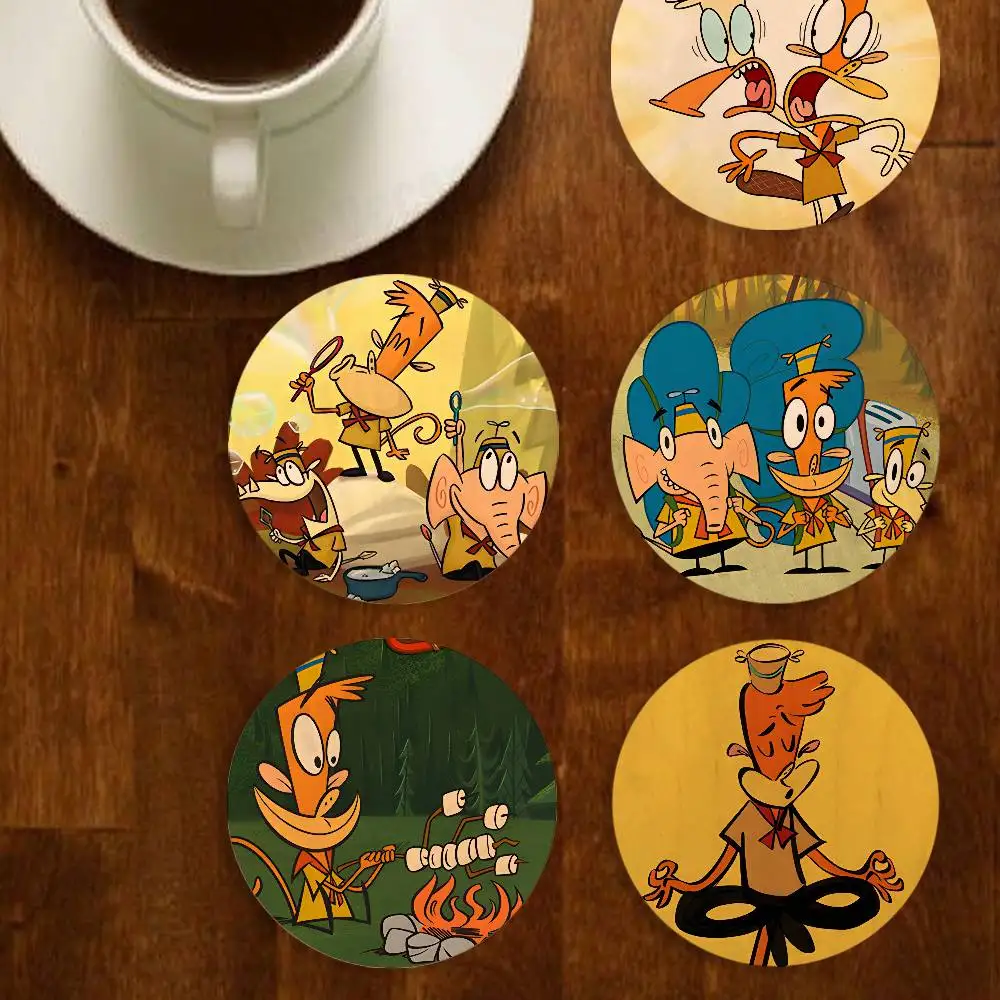 Camp L-Lazlo Cartoon Raj Clam Round Wooden Coaster Decorative Coffee Cup for Use in Coffee Shops Bars
Camp L-Lazlo Cartoon Raj Clam Round Wooden Coaster Decorative Coffee Cup for Use in Coffee Shops Bars