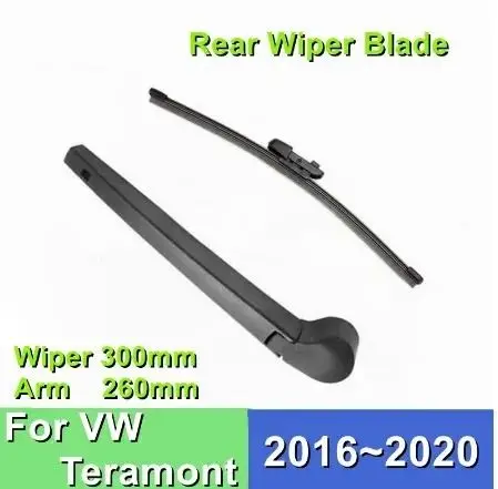 Rear Windshield Wiper Blade Assembly for VW Teramont 2016-2020 30cm Car Rear Window Wiper Arm Blade Auto Accessories
Rear Windshield Wiper Blade Assembly for VW Teramont 2016-2020 30cm Car Rear Window Wiper Arm Blade Auto Accessories