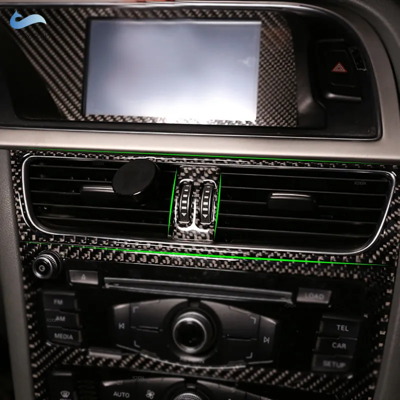 Car Styling Carbon Fiber Middle Console Air Vent Outlet Cover Trim For Audi A4 B8 2009 2010 2011 2012 2013 2014 2015 2016
Car Styling Carbon Fiber Middle Console Air Vent Outlet Cover Trim For Audi A4 B8 2009 2010 2011 2012 2013 2014 2015 2016