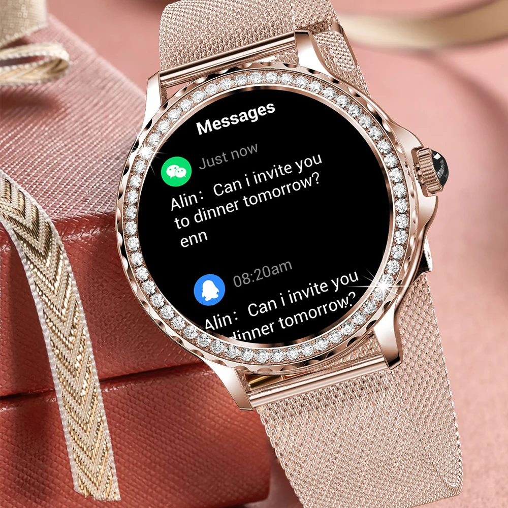 Новые женские смарт-часы 1.3 дюйма с Bluetooth-вызовами, измерением пульса, спортивный фитнес-браслет, воспроизведение музыки, водонепроницаемость IP68, подарок
Новые женские смарт-часы 1.3 дюйма с Bluetooth-вызовами, измерением пульса, спортивный фитнес-браслет, воспроизведение музыки, водонепроницаемость IP68, подарок