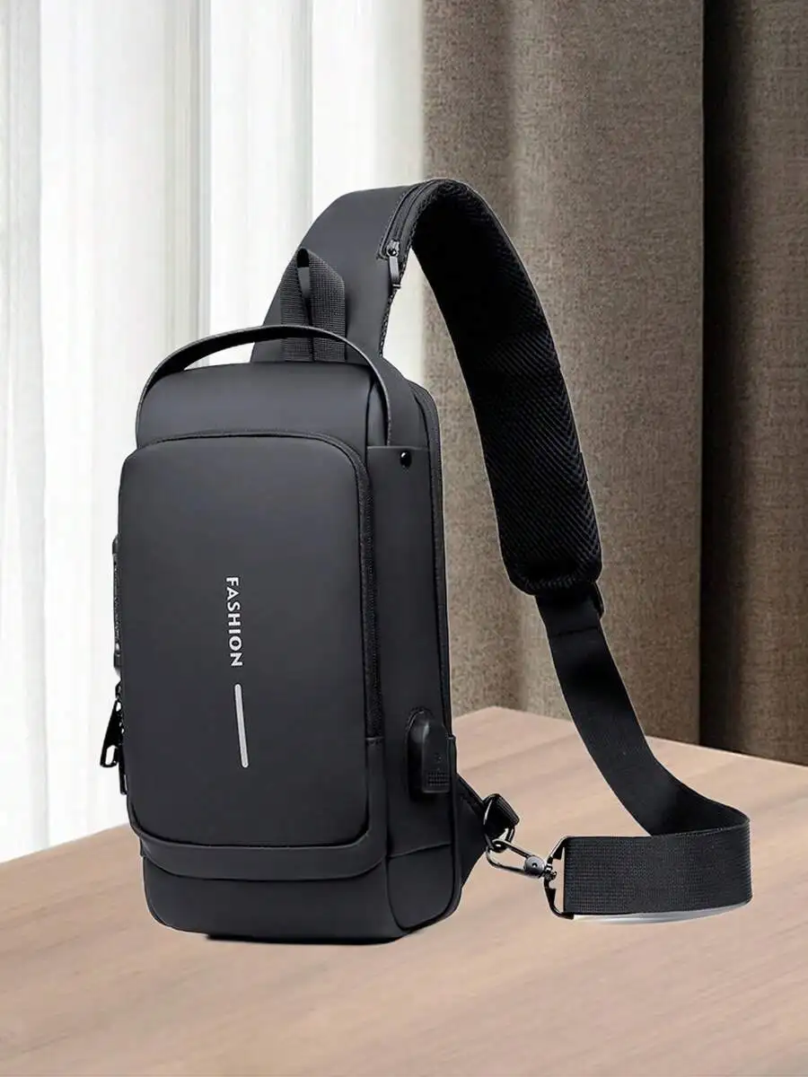Unisex Chest Bag With USB Port Multi-Function Sling Bag Casual Sports Shoulder Bag
Unisex Chest Bag With USB Port Multi-Function Sling Bag Casual Sports Shoulder Bag