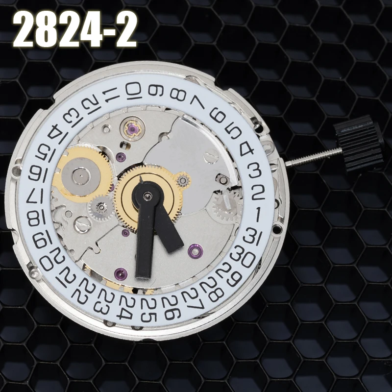 China 2824 Movement Replacement For ETA 2824-A2 Mechanical Movement Geneva stripes Wristwatch Clock Movement 3 o'clock date
China 2824 Movement Replacement For ETA 2824-A2 Mechanical Movement Geneva stripes Wristwatch Clock Movement 3 o'clock date