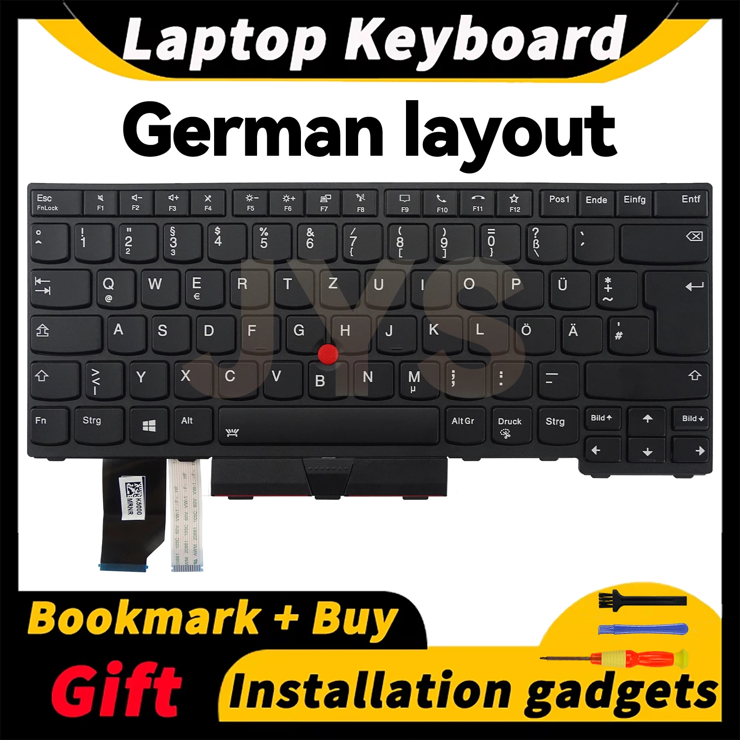 For Lenovo ThinkPad L14 Gen1/L14 Gen2 laptops replacement keyboard with backlit German layout 5N20W67843 5N20W67807 5N20W67771
For Lenovo ThinkPad L14 Gen1/L14 Gen2 laptops replacement keyboard with backlit German layout 5N20W67843 5N20W67807 5N20W67771
