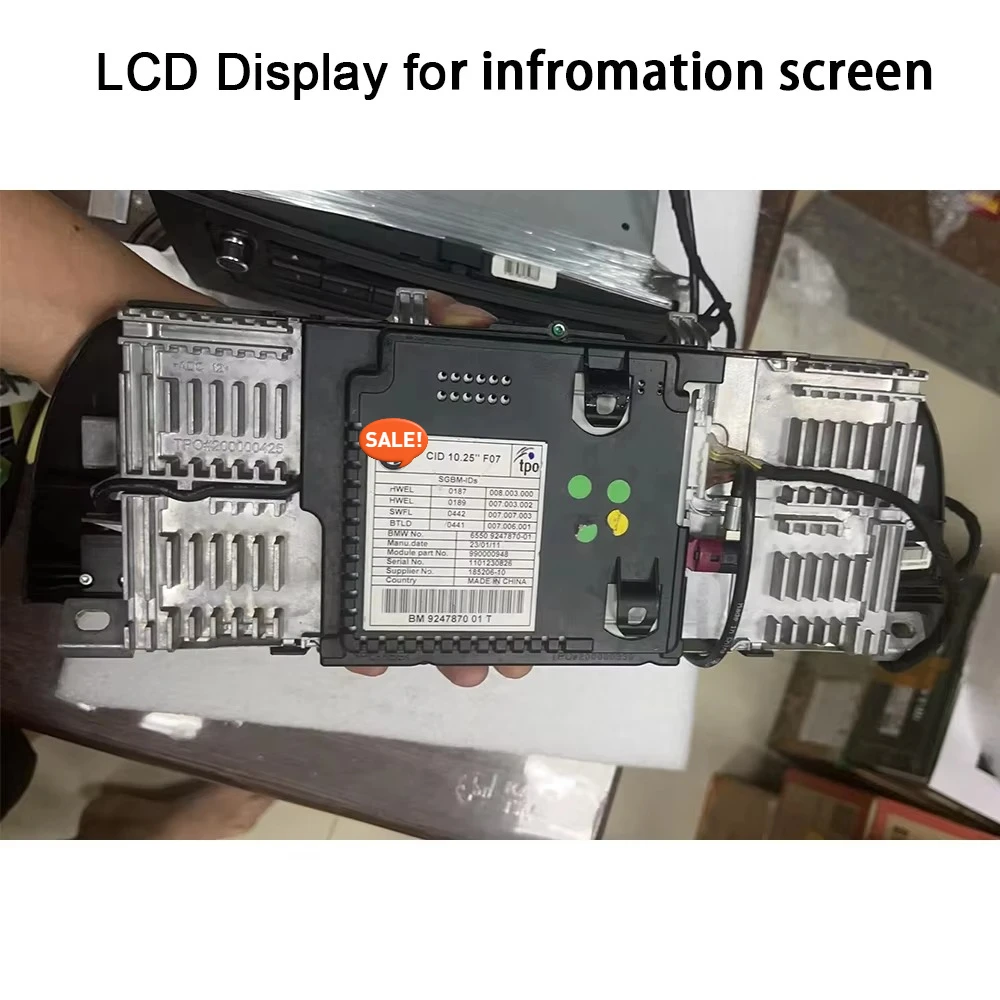 Center Unit for BMW 5 GT F07 10.2" CENTRAL INFORMATION DISPLAY SCREEN 9247870 609247870
Center Unit for BMW 5 GT F07 10.2" CENTRAL INFORMATION DISPLAY SCREEN 9247870 609247870