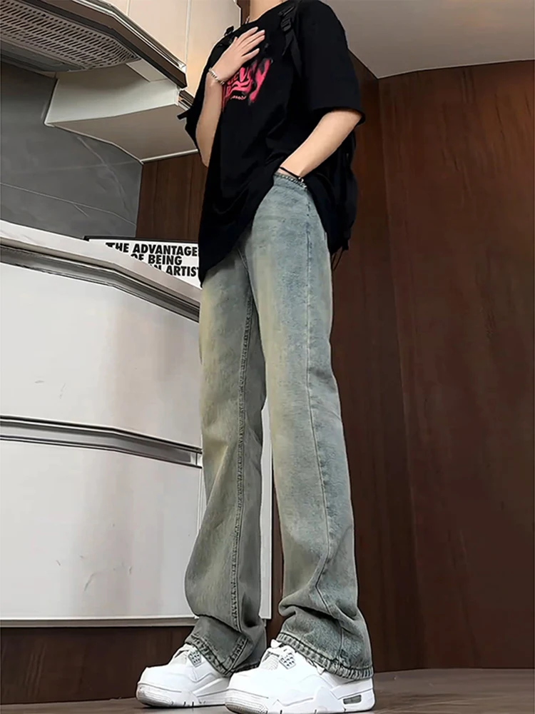 Синие мужские расклешенные джинсы в стиле ретро, весна-осень, винтажные американские прямые брюки с высокой талией, облегающие джинсы, молодежный тренд, хлопок...
Синие мужские расклешенные джинсы в стиле ретро, весна-осень, винтажные американские прямые брюки с высокой талией, облегающие джинсы, молодежный тренд, хлопок...