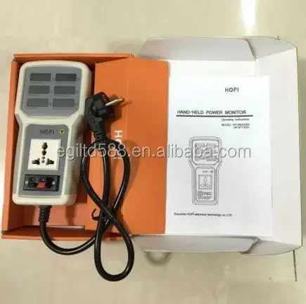 Digital Electric Power Energy Meter Tester Watt Meter Analyzer Energy Saving Lamps Tester HP9800 0-9999KW EU Plug
Digital Electric Power Energy Meter Tester Watt Meter Analyzer Energy Saving Lamps Tester HP9800 0-9999KW EU Plug