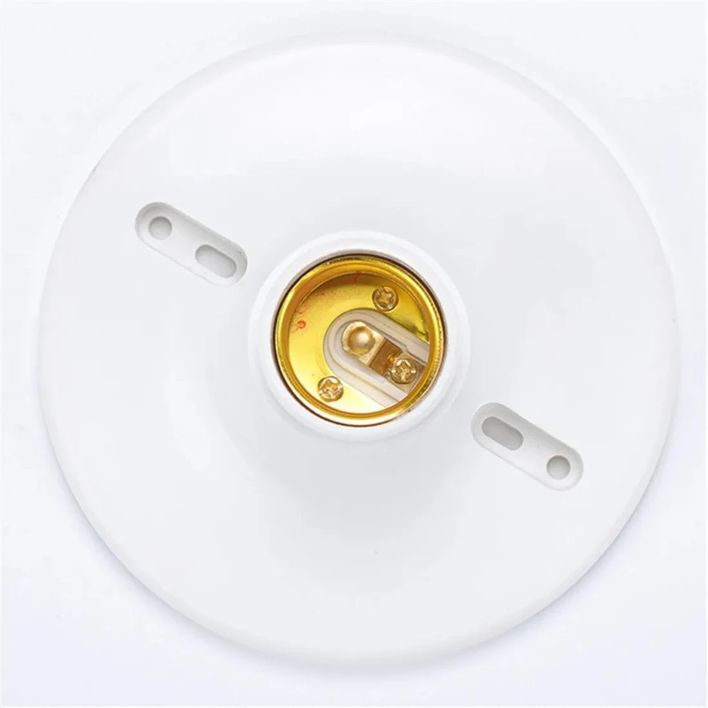 E27 Lamp Holde Plastic Light Lamp Flat Socket Base Ceiling Lamp Fitting Holder Bulb Fixing White Base
E27 Lamp Holde Plastic Light Lamp Flat Socket Base Ceiling Lamp Fitting Holder Bulb Fixing White Base