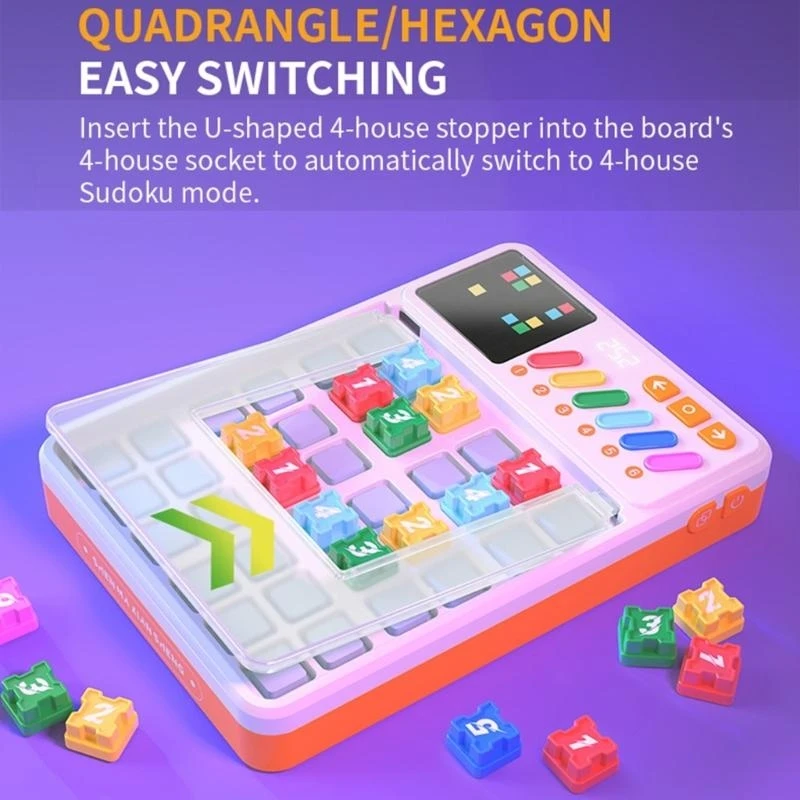 Number Puzzle Game For Children Ages 6-12 Interactive Sudoku Learning Aid Device 15UB
Number Puzzle Game For Children Ages 6-12 Interactive Sudoku Learning Aid Device 15UB