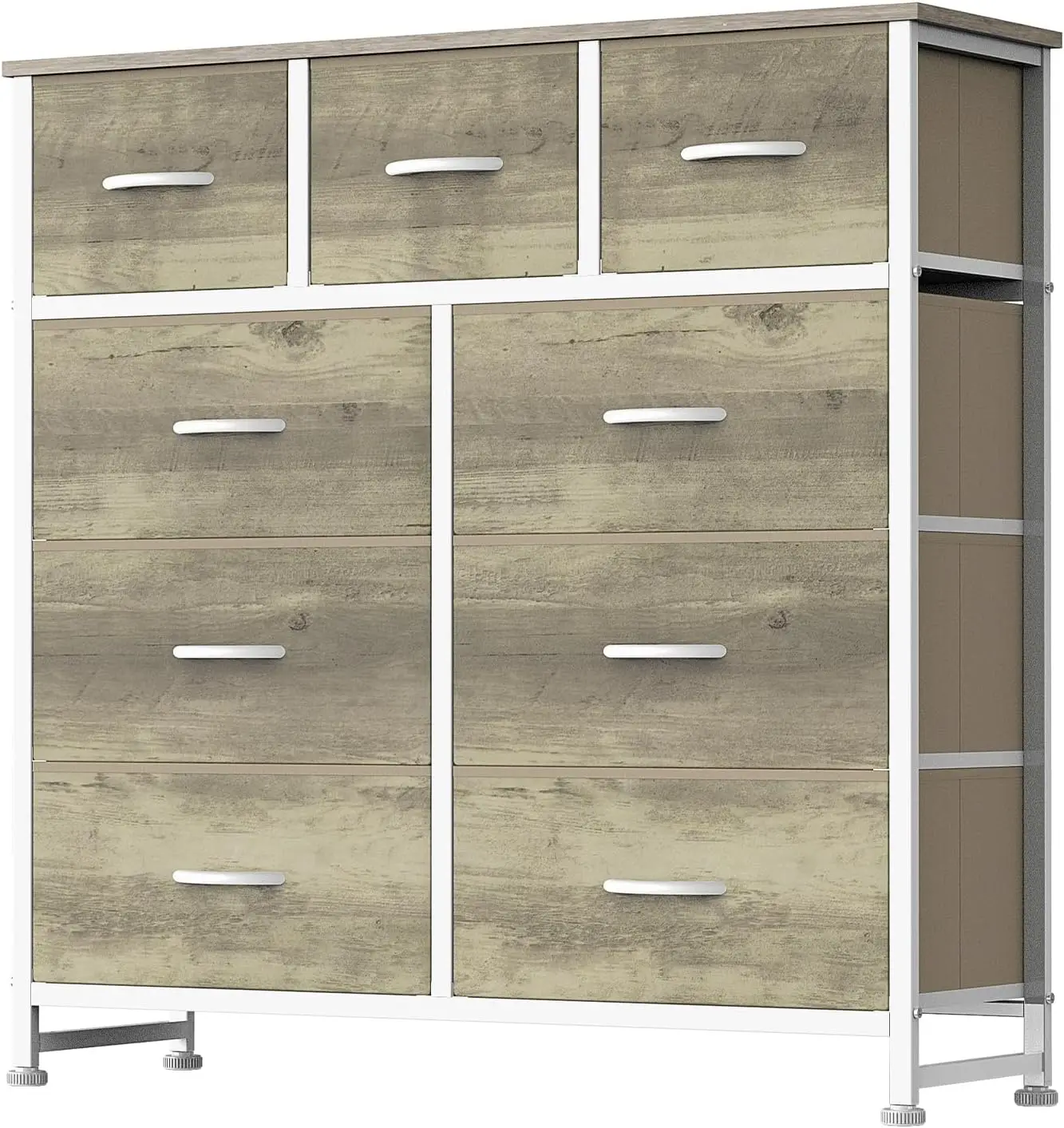 9 Drawer Dresser for Bedroom, Fabric Storage Organizer with Sturdy Metal Frame, Wooden Top Chest of Drawers for Closet Entryw
9 Drawer Dresser for Bedroom, Fabric Storage Organizer with Sturdy Metal Frame, Wooden Top Chest of Drawers for Closet Entryw