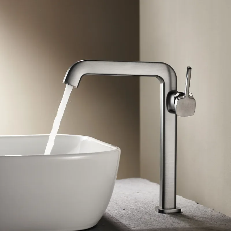 High-quality Gunmetal Grey Brass Basin Faucet For Bathroom Vanity Sink Hot and Cold Water Mixer
High-quality Gunmetal Grey Brass Basin Faucet For Bathroom Vanity Sink Hot and Cold Water Mixer