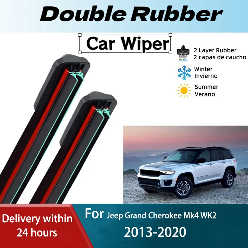 LH Front Rear Windshield Wiper Blades For Jeep Grand Cherokee Mk4 WK2 2013-2020 Windshield Accessories 2014 2015 2016 2017 2018
LH Front Rear Windshield Wiper Blades For Jeep Grand Cherokee Mk4 WK2 2013-2020 Windshield Accessories 2014 2015 2016 2017 2018
