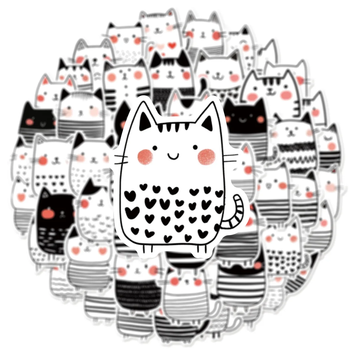 10/50PCS Black and White Graffiti Stickers Cute Cat Cartoon Animal DIY Kids Toys Luggage Laptop Phone Guitar Bike Skateboard Toy
10/50PCS Black and White Graffiti Stickers Cute Cat Cartoon Animal DIY Kids Toys Luggage Laptop Phone Guitar Bike Skateboard Toy