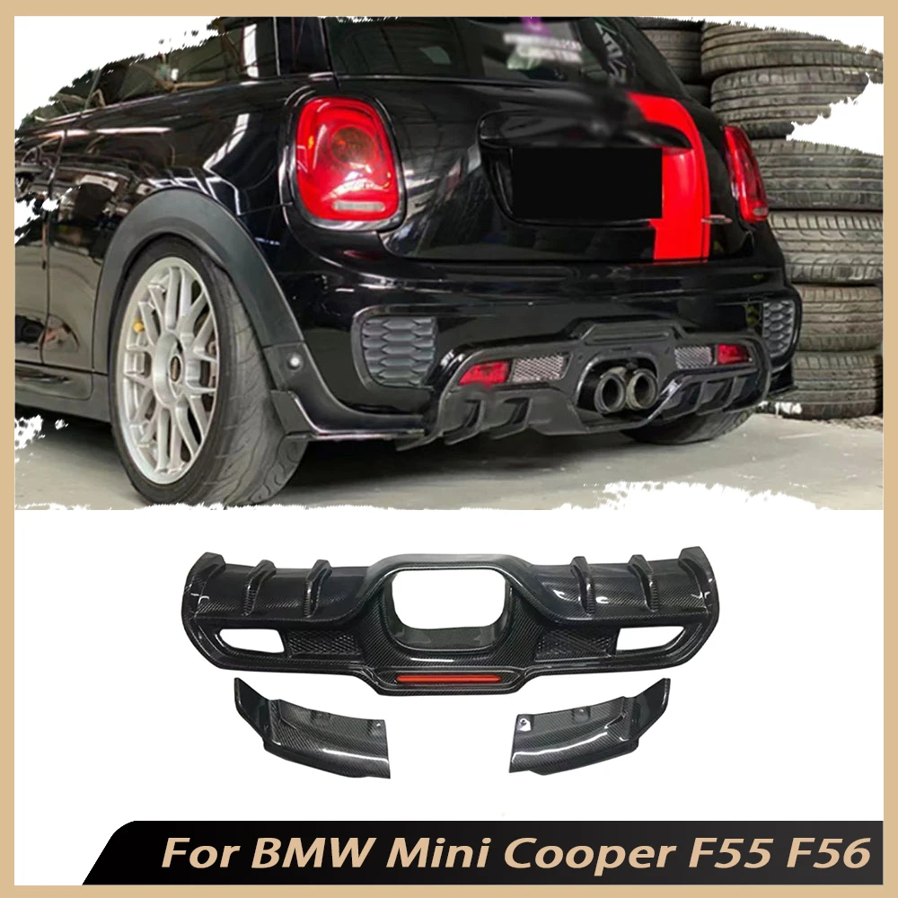 Carbon Fiber Rear Bumper Lip Diffuser Spoiler Splitters Flaps For BMW Mini Cooper F55 F56 F57 JCW 2006-2015 FRP Car Body Kits
Carbon Fiber Rear Bumper Lip Diffuser Spoiler Splitters Flaps For BMW Mini Cooper F55 F56 F57 JCW 2006-2015 FRP Car Body Kits