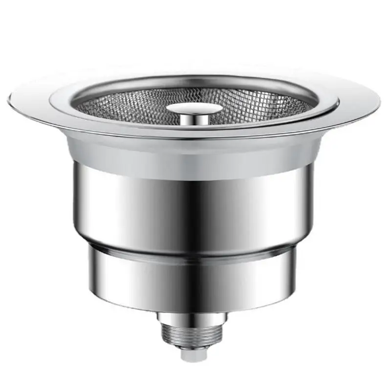 Stainless Steel Sink Filter Drain Strainer Anti-Clogging Garbage Disposal Plug Hair Stopper Wash Basin Filter For Kitchen
Stainless Steel Sink Filter Drain Strainer Anti-Clogging Garbage Disposal Plug Hair Stopper Wash Basin Filter For Kitchen
