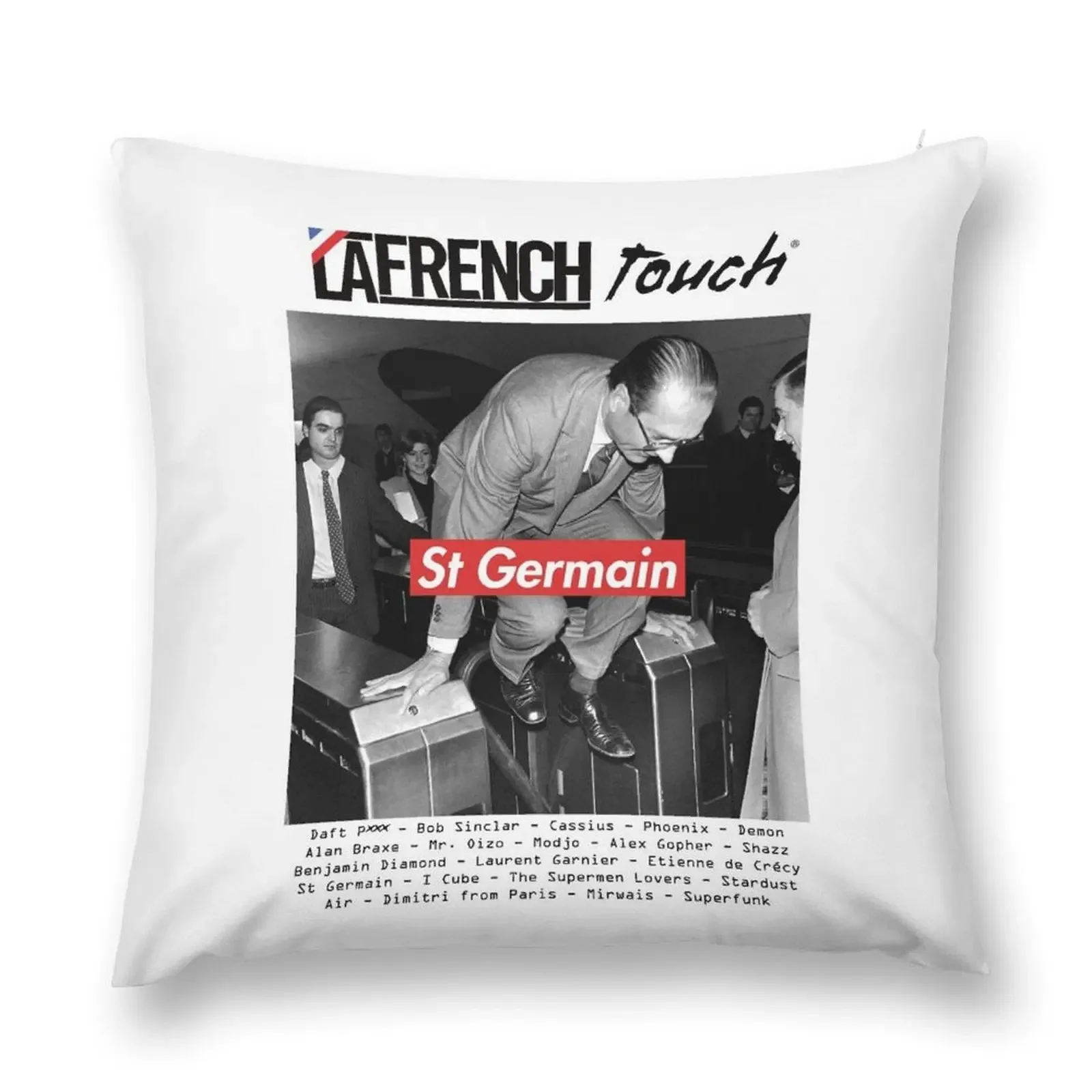 Le Touriste St Germain: MODEL of La French Touch & Jacques Chirac & St Germain Throw Pillow Pillowcases Pillow Decor pillow
Le Touriste St Germain: MODEL of La French Touch & Jacques Chirac & St Germain Throw Pillow Pillowcases Pillow Decor pillow