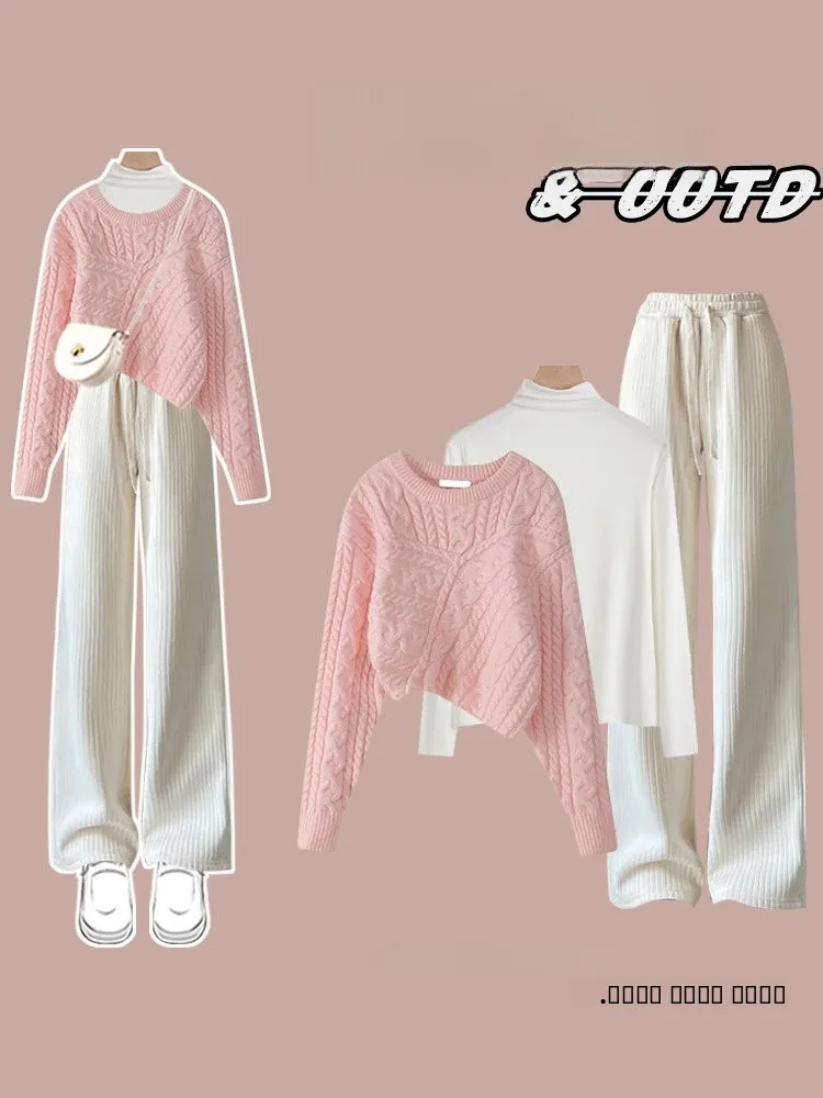 Модный вязаный свитер, повседневный женский базовый слой для похудения, осень-зима, новинка Sle Salt System, модные брюки-боты
Модный вязаный свитер, повседневный женский базовый слой для похудения, осень-зима, новинка Sle Salt System, модные брюки-боты