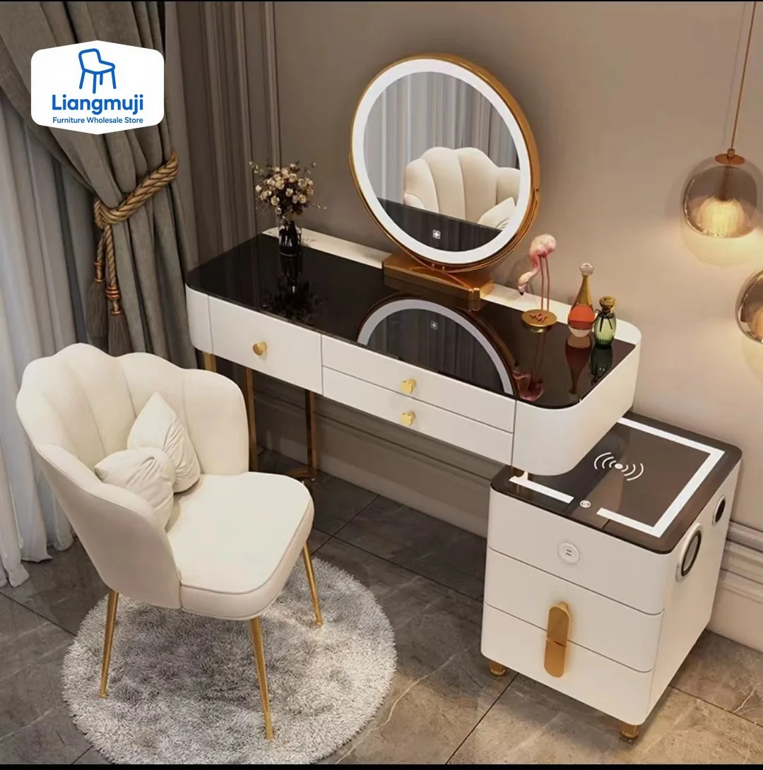 Jewelry Salon Dressing Table Mirror Chair Bedroom Organizer Dressing Table Bedroom Luxury Mesa De Maquillaje Chinese Furniture
Jewelry Salon Dressing Table Mirror Chair Bedroom Organizer Dressing Table Bedroom Luxury Mesa De Maquillaje Chinese Furniture