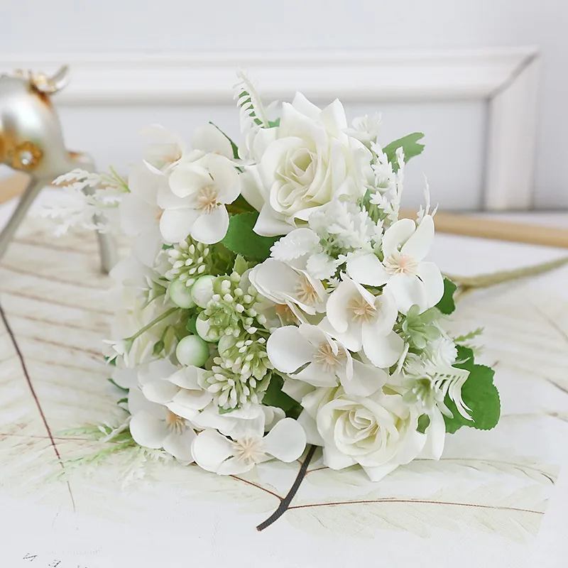 Artificial Flowers Berry Rose Bouquet Silk Flower for Home Living Room Decoration Bridal Bouquet Wedding Party Decor Florals
Artificial Flowers Berry Rose Bouquet Silk Flower for Home Living Room Decoration Bridal Bouquet Wedding Party Decor Florals