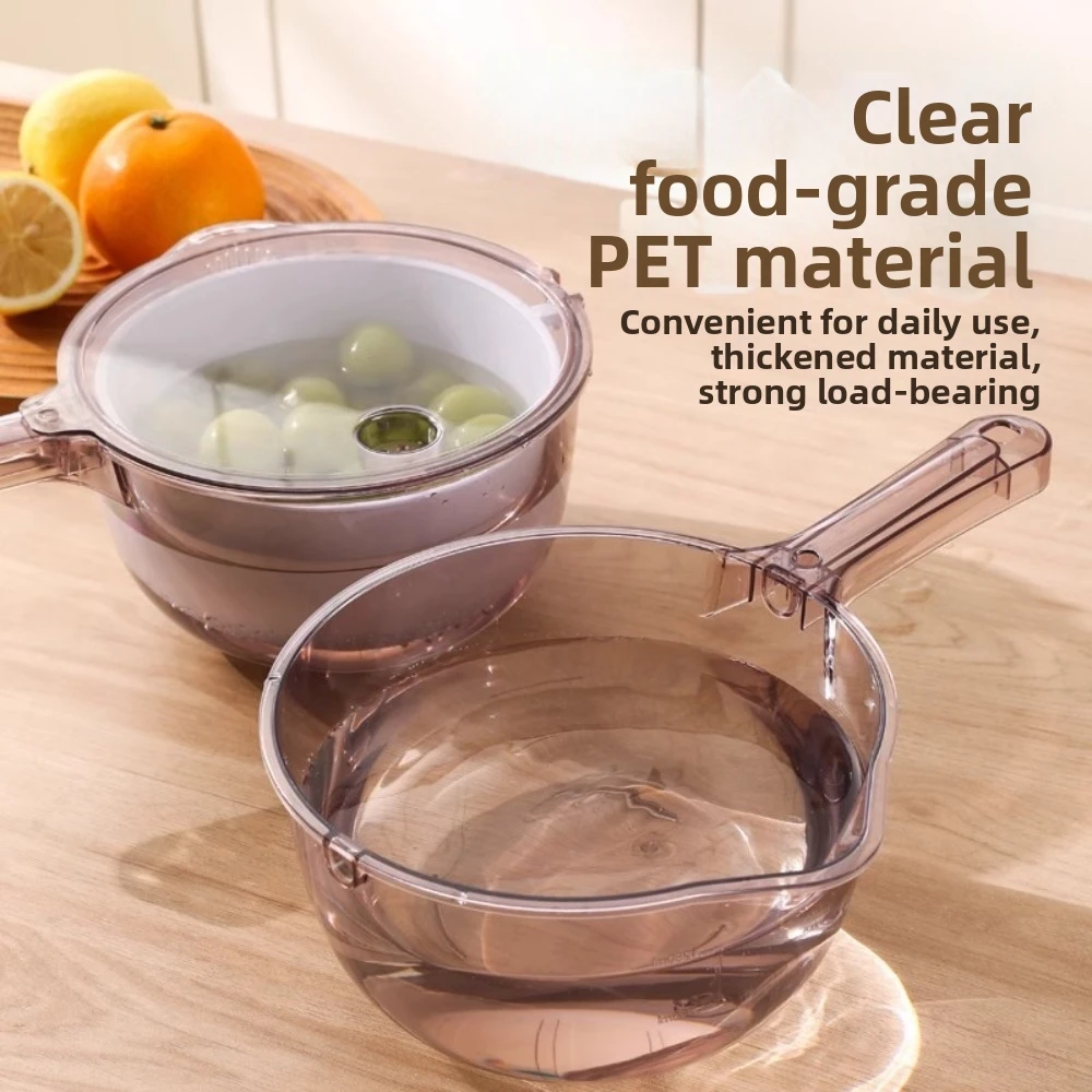 Long Handle Vegetable Drain Basket Double Layer Rotating Food Storage Container Large Capacity Creative
Long Handle Vegetable Drain Basket Double Layer Rotating Food Storage Container Large Capacity Creative