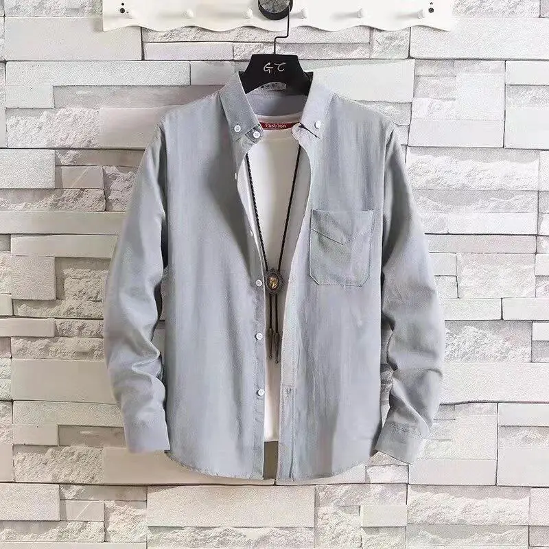 Men's Long Sleeve Oxford Cloth Shirt Casual Summer Workwear Half Sleeve Sun Protection Loose Fit Citywalk Cleanfit Style
Men's Long Sleeve Oxford Cloth Shirt Casual Summer Workwear Half Sleeve Sun Protection Loose Fit Citywalk Cleanfit Style