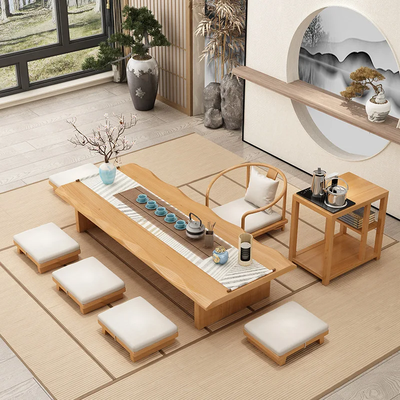 Новый китайский чайный столик с татами для гостиной, чайный столик из цельного дерева
Новый китайский чайный столик с татами для гостиной, чайный столик из цельного дерева
