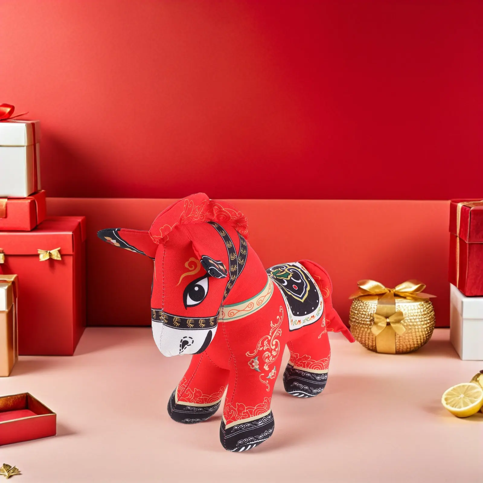 Мягкая игрушка-лошадь, талисман китайского зодиака 2026 года, новогодний мягкий брелок-животное, украшение для вечеринки, подвеска 2026
Мягкая игрушка-лошадь, талисман китайского зодиака 2026 года, новогодний мягкий брелок-животное, украшение для вечеринки, подвеска 2026