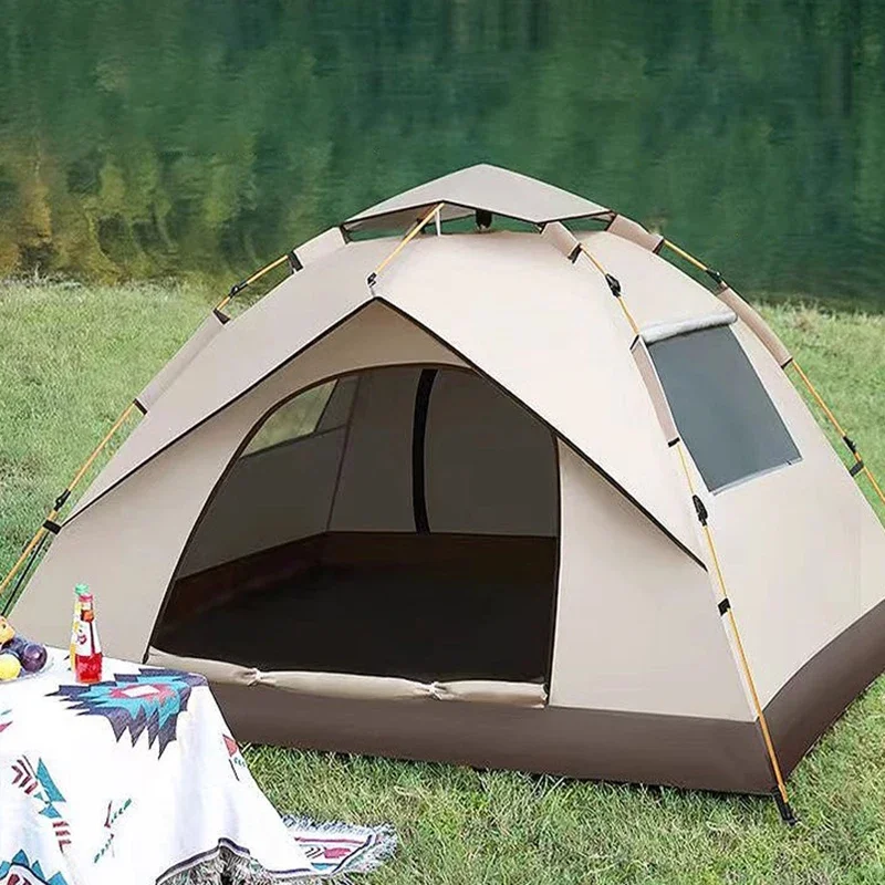 Hiking Waterproof Tents One-Touch Automatic Family House Tents Outdoor Equipment House Barracas De Camping Camping Accessories
Hiking Waterproof Tents One-Touch Automatic Family House Tents Outdoor Equipment House Barracas De Camping Camping Accessories