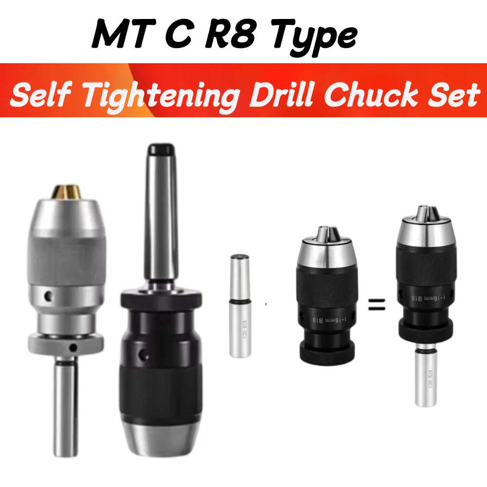 MT MT1 MT2 MT3 MT4 MT5 R8 B10 B12 B16 B18 B22 Morse Drill Chuck Self-tightening Drill Chuck Tool Holder Bracket Tool
MT MT1 MT2 MT3 MT4 MT5 R8 B10 B12 B16 B18 B22 Morse Drill Chuck Self-tightening Drill Chuck Tool Holder Bracket Tool