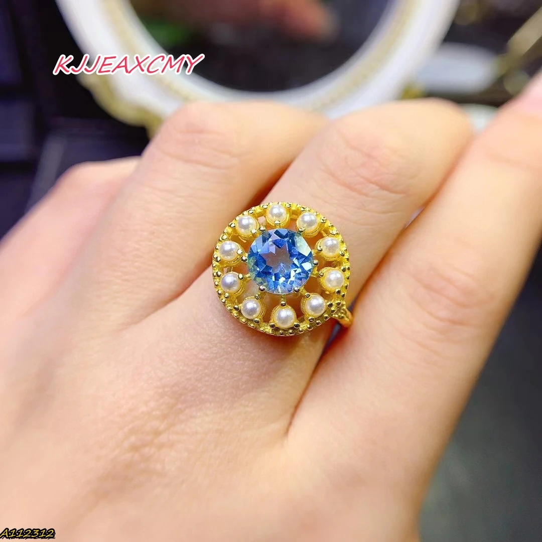 KJJEAXCMY Boutique Jewelry 925 Sterling Silver Natural Topaz Ring Party Birthday and Christmas Gift
KJJEAXCMY Boutique Jewelry 925 Sterling Silver Natural Topaz Ring Party Birthday and Christmas Gift