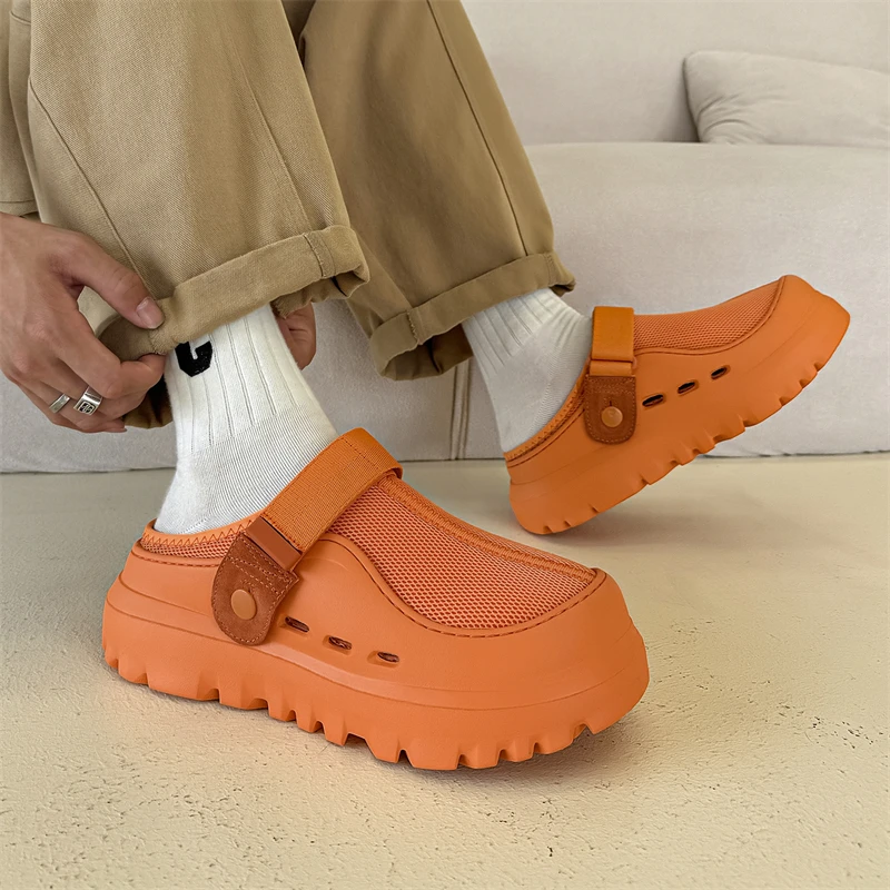 Men Pool Sandals Comfortable Men Slip on Garden Clogs Summer Outdoor Beach Shoes Casual Water Shower Slippers Plus Size 45
Men Pool Sandals Comfortable Men Slip on Garden Clogs Summer Outdoor Beach Shoes Casual Water Shower Slippers Plus Size 45